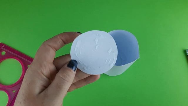 Стаканчик из бумаги для карандашей "Единорог"/ Подставка для карандашей из бумаги смотреть онлайн