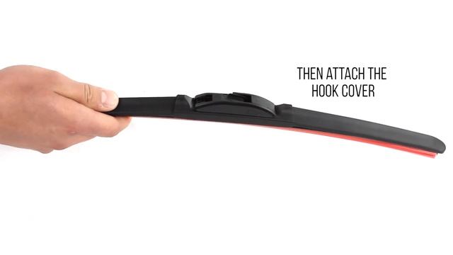 How to fit HEYNER HYBRID Windscreen wiper blades on hook (U) wiper arm смотреть онлайн