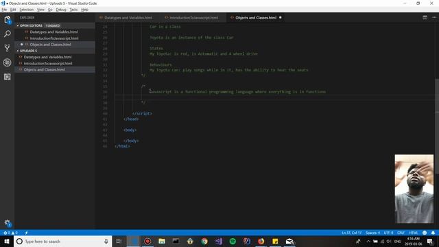 How to create an object and class in Javascript | What is Object Oriented Programming смотреть онлайн