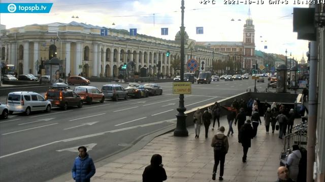 Денис Зоткин и Юрий Дука снимают стрим на Невском!!!