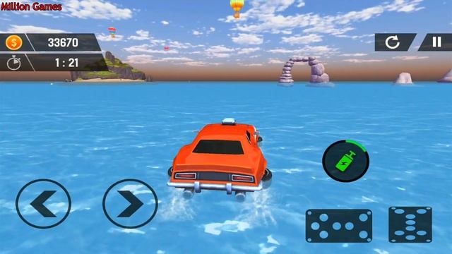 water car surfer racing stunts - Water Surfer Car Race - Beach Drive Simulator - Android GamePlay смотреть онлайн