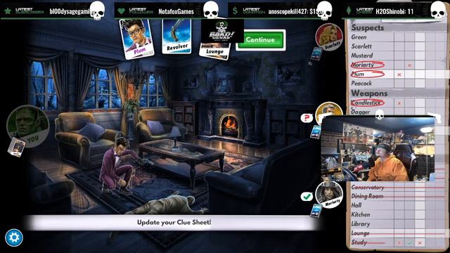 late night clue/cluedo wit @lauramalia4 its her bday смотреть онлайн