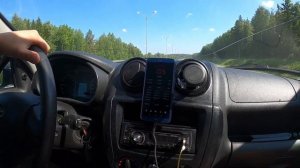 РАЗГОН до 100км/ч. ВАЗ 2109 VS GRANTA(ПОЧТИ СТОК)