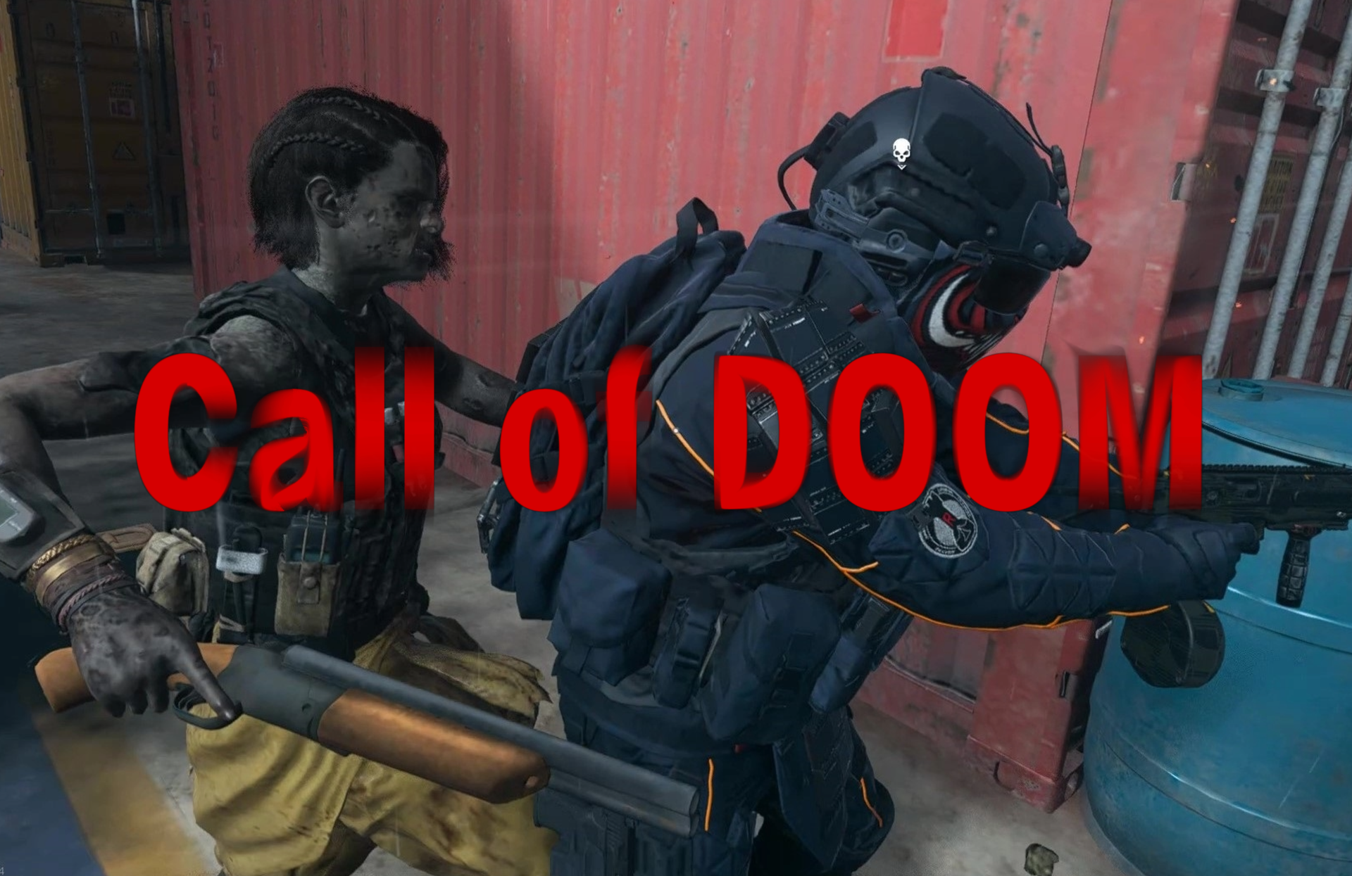 Дробовик из Дума валит. Дробовик из прошлого.. Заварушка на Шипменте CoDMW2