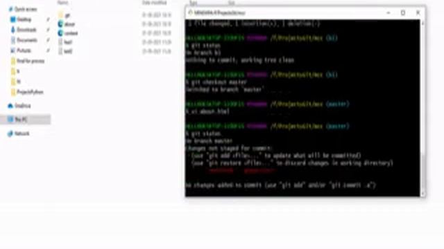 Git || Merge conflict || Git learning in Telugu || Git learning for beginners tutorial || #JobKAval смотреть онлайн
