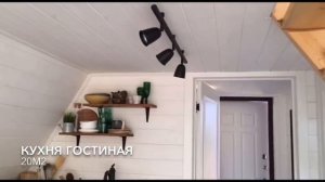 Обзор дома шалаша 6х6 A-frame