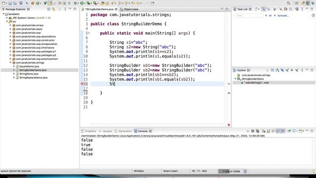 #27- StringBuilder and StringBuffer | Java Course (For Beginners) with real life examples смотреть онлайн