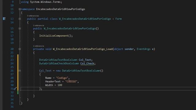Como cargar columnas y encabezados en un DataGridView a través de código en C# смотреть онлайн