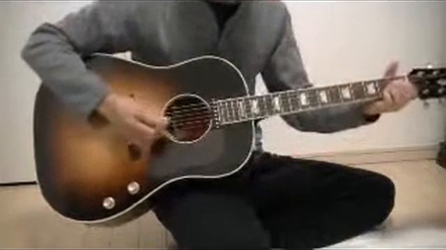 GIBSON J-160E WITH BRONZE STRINGS DEMO смотреть онлайн