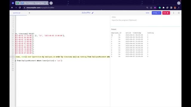 SQL Interview Question on Login and Logout Analysis of a User | Product смотреть онлайн