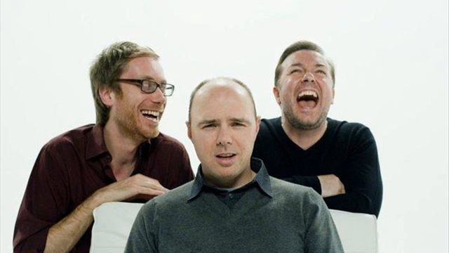 Full interview: pt1/2 Ricky Gervais, Stephen Merchant and Karl Pilkington on Hamish and Andy смотреть онлайн