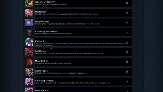 Terraria 1.3 // ВСЕ ДОСТИЖЕНИЯ СТИМ