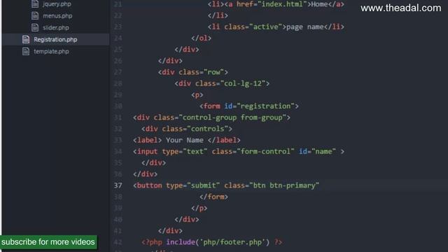 PHP Tutorials in Tamil Part - 58 how to create Registration form Part - 2 смотреть онлайн