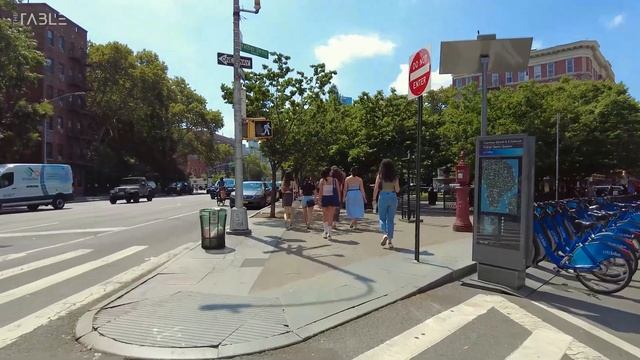[4K] NEW YORK CITY - Manhattan Summer Walk, Greenwich Village, Bleecker Street & 6 Avenue, Travel смотреть онлайн
