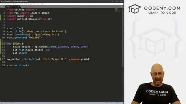 Matplotlib Charts With Tkinter - Python Tkinter GUI Tutorial 27