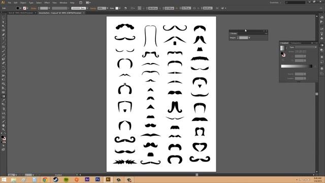 Adobe Illustrator CS6 for Beginners - Tutorial 4 - Working with Panels смотреть онлайн