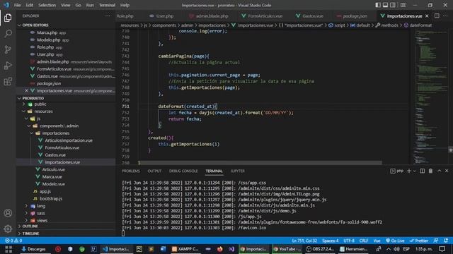 Como formatear fechas con JavaScript y vue смотреть онлайн