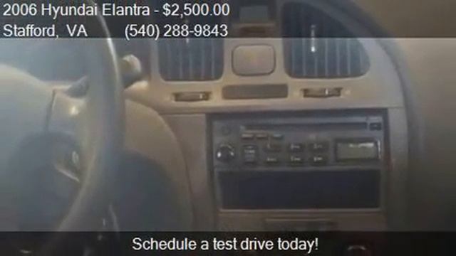 2006 Hyundai Elantra GLS 4dr Sedan W/Automatic For Sale In S