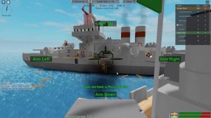 Участвую в битве линкоров - Roblox Battleship Battle