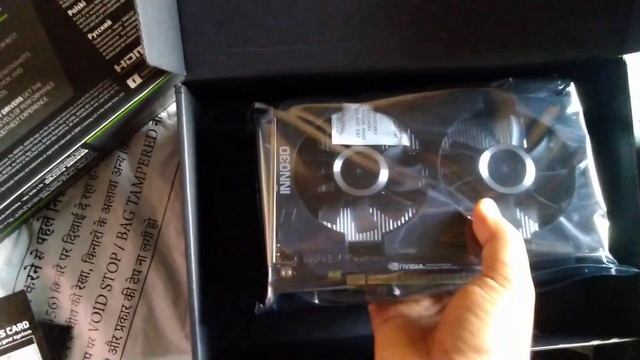 Inno 3D GTX 1650 OC graphics card Unboxing смотреть онлайн