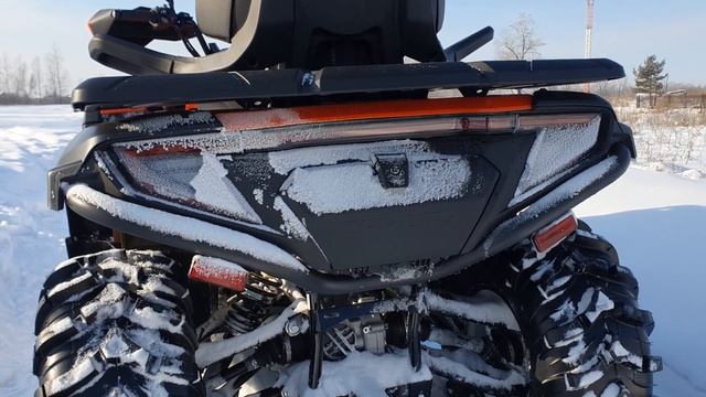 CFMOTO Cforce 600 eps, первые впечатленя от данного монстра! Квадроцикл зимой в снегу. смотреть онлайн