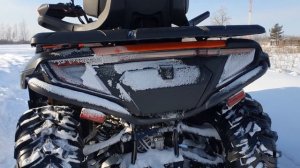 CFMOTO Cforce 600 eps, первые впечатленя от данного монстра! Квадроцикл зимой в снегу.