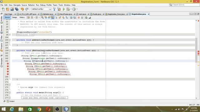 How To validate Registration Form In Java Netbeans смотреть онлайн