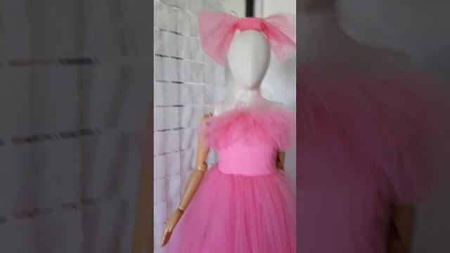 детское платье из фатина . цвета лета 2023 #babydresscutting смотреть онлайн