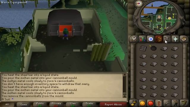 How to make Cannonballs / ~250k/Hour / Runescape 2007 Guide смотреть онлайн