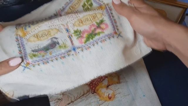 Все мои вышитые работы. Покажу всё как есть. #вышивка крестиком смотреть онлайн