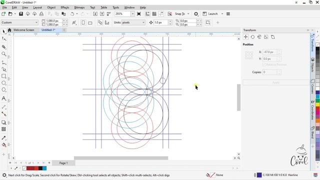 B Flower Logo Design | Advanced Techniques | CORELDRAW смотреть онлайн