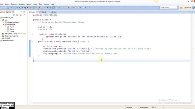 Java Inheritance смотреть онлайн