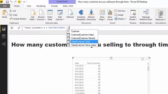 Find How Many Customers You Sell To Through Time in Power BI w/ DAX смотреть онлайн