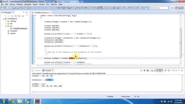 How to add a group of Objects in the TreeSet? | Java Collection Framework смотреть онлайн