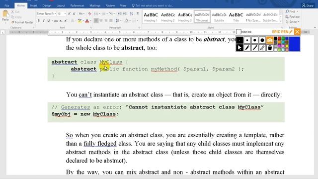 Objects in PHP (Inheritance) Part 3 смотреть онлайн