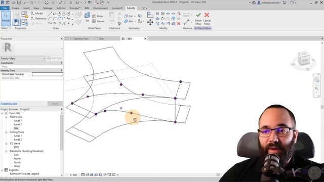 Twisted Massing in Revit Tutorial смотреть онлайн