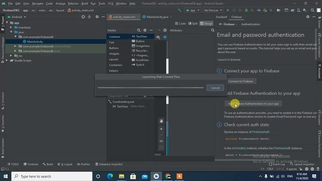 Firebase database tutorial in telugu | Connect to firebase database смотреть онлайн