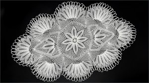 Салфетка спицами. Вязание салфетки для начинающих. Уголки. Часть 2.