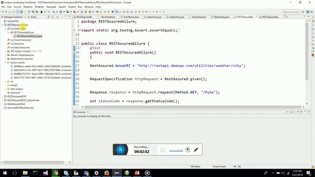 REST Assured Allure Integration смотреть онлайн