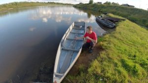 Деревянная лодка плоскодонка. Лодка для охоты и рыбалки на малых реках. Обзор.