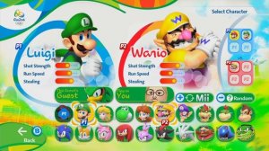【Mario & Sonic at the Rio 2016 Olympic Games Football 】 2 Player Mario vs Peach