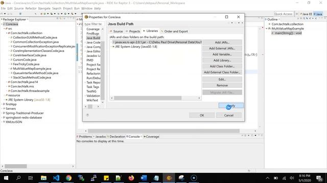 JAVA: MultivaluedMap for adding multiple value in Map | javax.ws.rs JAX-RS API смотреть онлайн