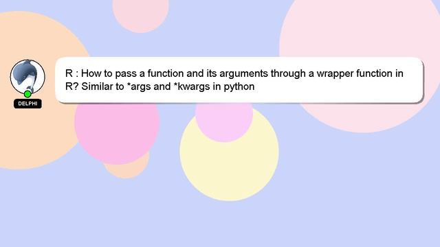 R : How to pass a function and its arguments through a wrapper function in R? Similar to *args and смотреть онлайн