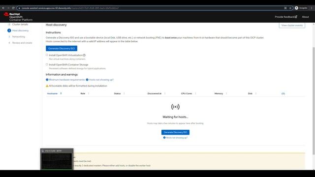06-OpenShift Container Platform Deployment by local Assisted Service (demo) смотреть онлайн