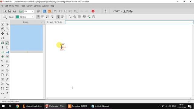 How to create circuit diagram with eagle PCB Designing software смотреть онлайн
