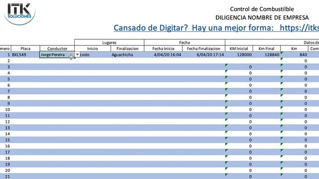 Control de Combustible en Excel [DESCARGA GRATIS 2023] смотреть онлайн