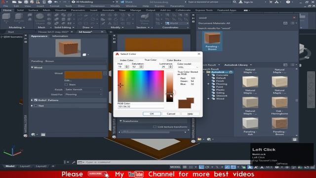 2D Plan convert to 3d | 3d House making | Part 03 |AutoCAD 2022 Course | Engineer Tauseef Ullah смотреть онлайн