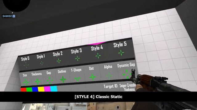 как сделать прицел в кс го