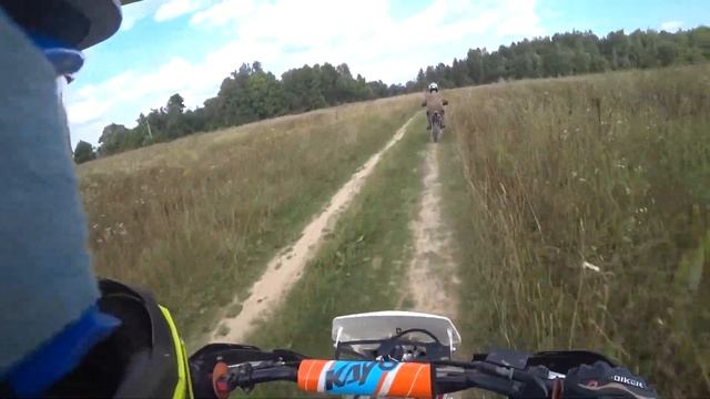 покатушка на питбайках kayo 125/140. часть 1 смотреть онлайн