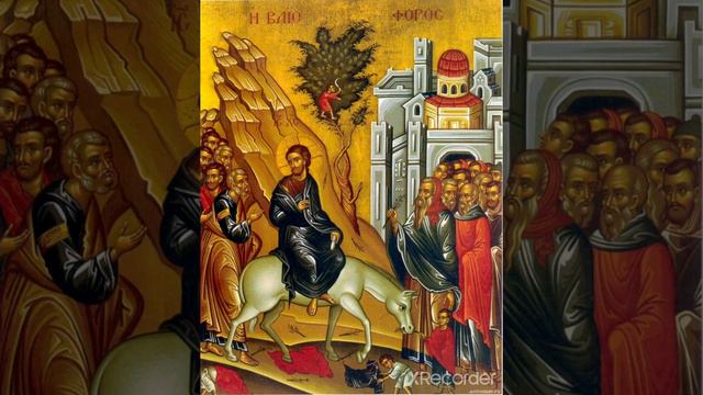 7 песнь входа господня во иеросалим ЗНАМЕННАЯ КРЮКОВАЯ НОТАЦИЯ